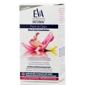 INTERMED EVA INTIMA Maxi Size Towelettes Individually Packed x12