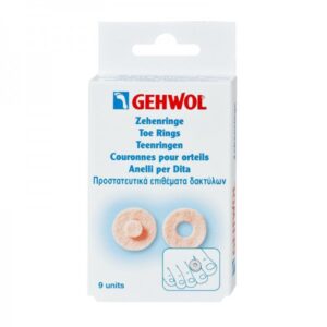 Gehwol Toe Ring, προστατευτικό επιθέματα δακτύλων, 9 Τεμάχια