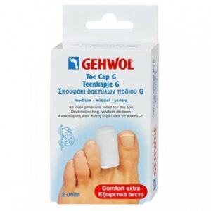 Gehwol Toe Cap G, Σκουφάκι Δακτύλων Ποδιού G Medium, 2 τεμάχια