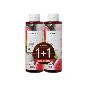 Korres Άνθη Ροδακινιάς Αφρόλουτρο 1+1 ΔΩΡΟ (2x250ml)