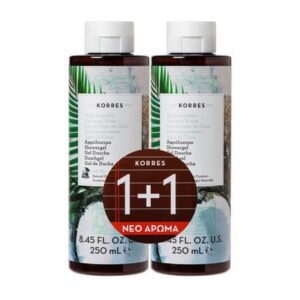 Korres Νερό Καρύδας Αφρόλουτρο 1+1 ΔΩΡΟ (2x250ml)