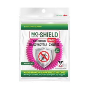Mo-shield αδιάβροχο αντικουνουπικό βραχιόλι (ροζ, μαύρο, μπλε, άσπρο, κίτρινο)