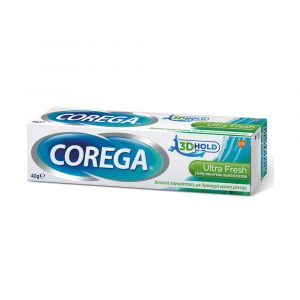 Corega Ultra Fresh Στερεωτική Κρέμα Οδοντοστοιχιών (γεύση μέντας), 40g