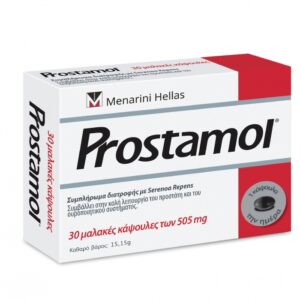 Menarini Prostamol Συμπλήρωμα Διατροφής για τον Προστάτη 30 μαλακές κάψουλες
