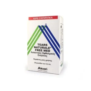 Alcon Tears Naturale Free Med Οφθαλμικές Σταγόνες σε περιέκτες μιας Χρήσης 30 x 0.4 ml