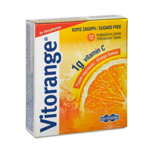 Uni- Pharma VITORANGE 1g vitamin C 12 Αναβράζοντα δισκία