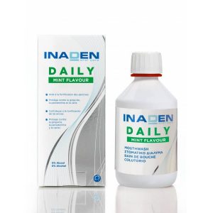 Inaden Daily Mouthwash Mint Flavor 500ml - Στοματικό Διάλυμα Καθημερινής Χρήσης με Φθόριο και Γεύση Μέντας