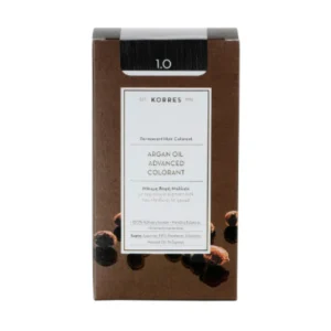 Korres Βαφή ARGAN OIL Advanced Colorant 1.0 Μαύρο Φυσικό