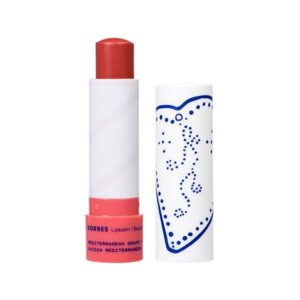 Korres Lip Balm Mediterranean Grape με απαλή απόχρωση