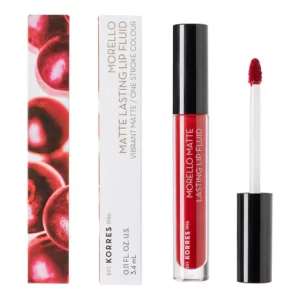 Korres Morello Matte Lasting Lip Fluid 59 Brick Red
