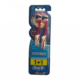 Oral-B Complete 5 Way Clean, Μέτρια Χειροκίνητη Οδοντόβουρτσα X2