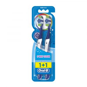 Oral-B Complete 5 Way Clean Μέτρια Χειροκίνητη Οδοντόβουρτσα, X2