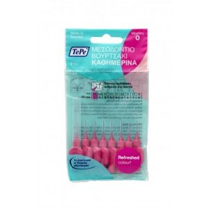 TePe Original Μεσοδόντια Βουρτσάκια 0.4mm Ροζ 8τμχ, No 0