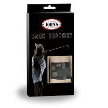 JOHN'S - Ζώνη Ορθοπεδική Back Support LUMBO Black ONE SIZE (S-XL)