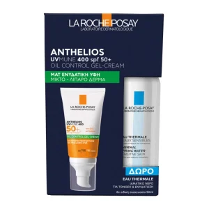 La Roche Posay Promo Anthelios UVMune 400 Oil Control Gel-Cream Spf50+, 50ml & Eau Thermal 50ml