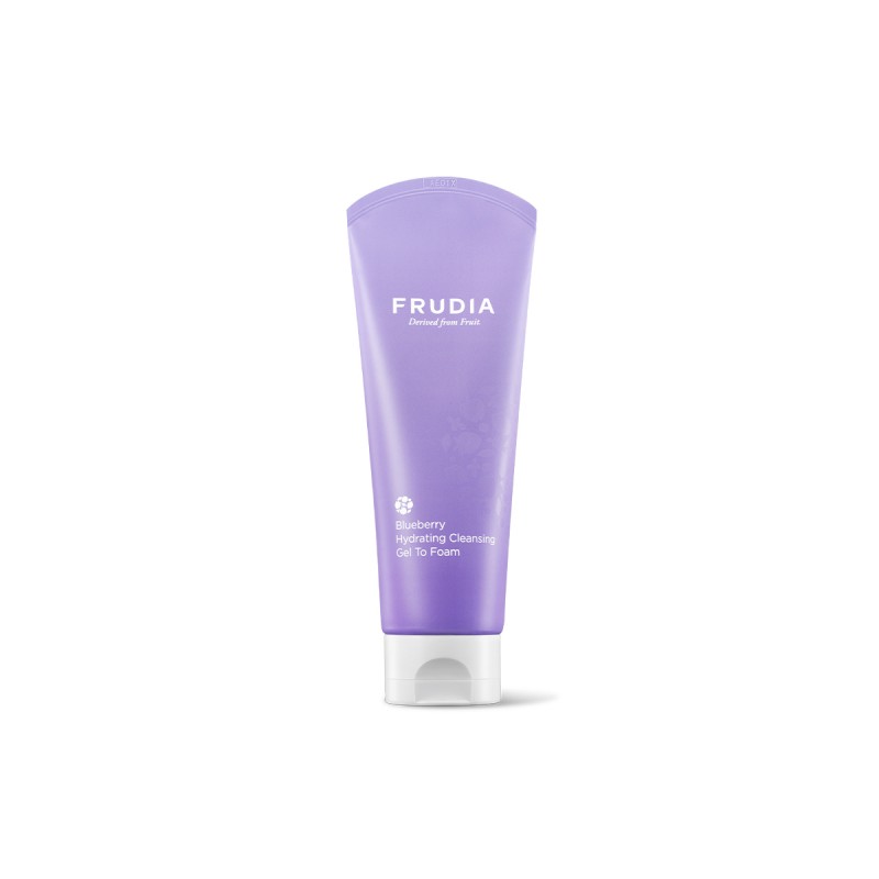 Frudia Blueberry Hydrating Cleansing Gel to Foam