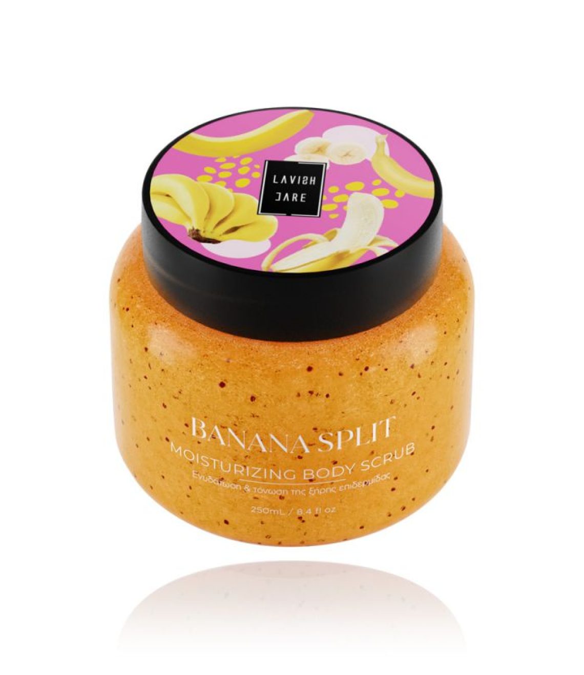 LC - Banana Split Body Scrub 250ml Tilted-800x800
