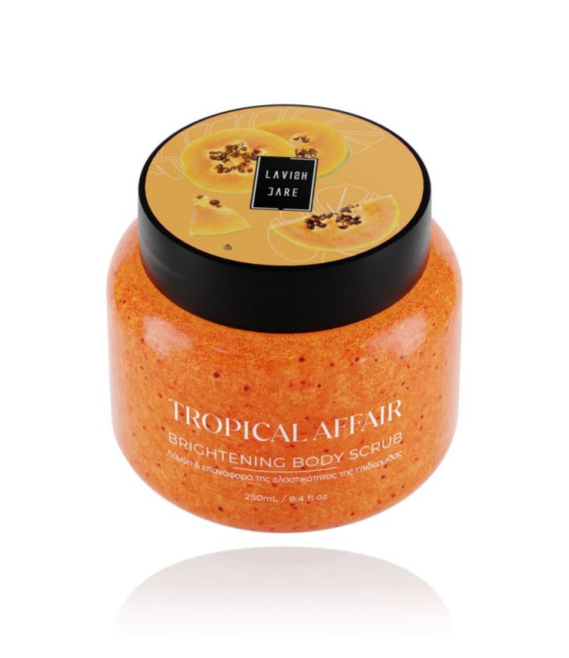 LC - Tropical Affair Body Scrub 250ml Tilted-800x800