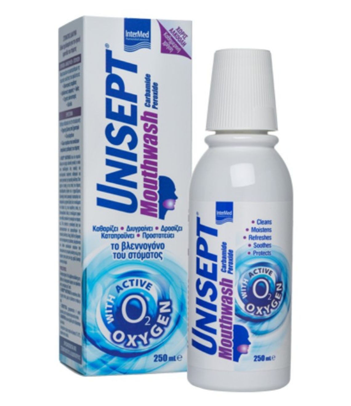 INTERMED UNISEPT MOUTHWASH ΚΑΘΗΜΕΡΙΝΟ ΣΤΟΜΑΤΙΚΟ ΔΙΑΛΥΜΑ 250ML